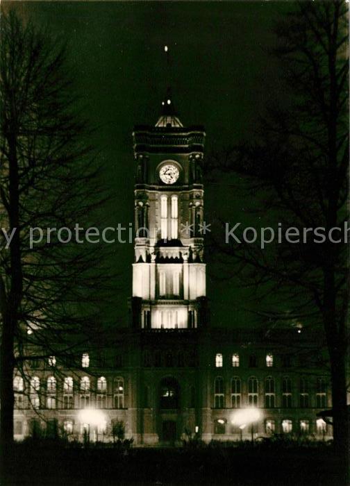 BERLIN  CITY Rathaus bei Nacht