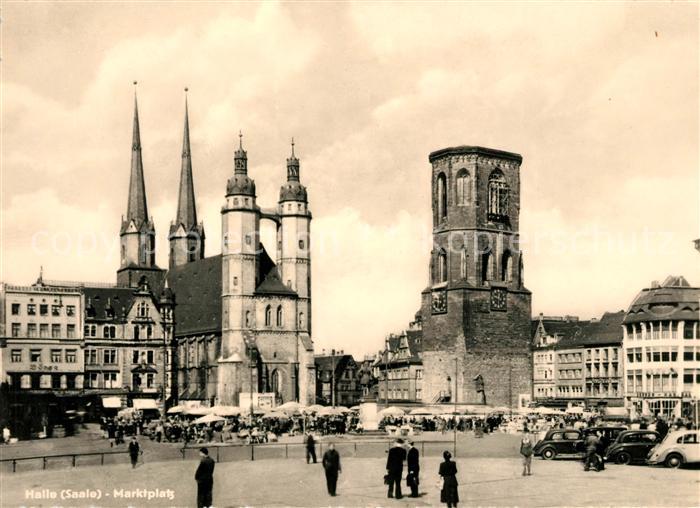 Halle Saale Marktplatz