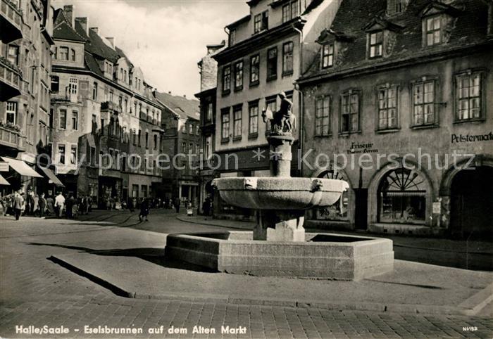 Halle Saale Eselsbrunnen am Alten Markt