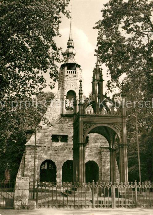Luetzen Gustav Adolf Denkmal mit Kapelle