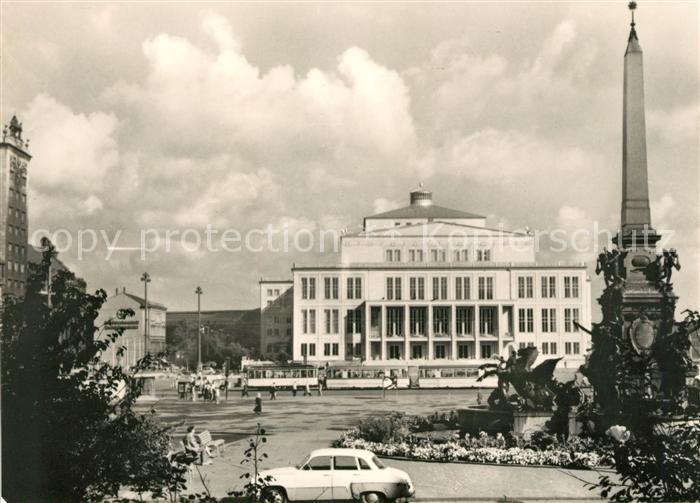 LEIPZIG Sachsen Opernhaus am Karl Marx Platz
