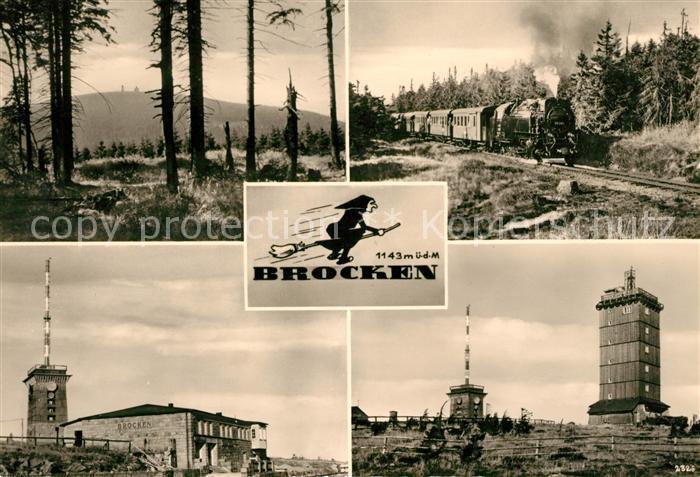 Brocken Harz Panorama Brockenbahn Brocken Hotel Aussichtsturm