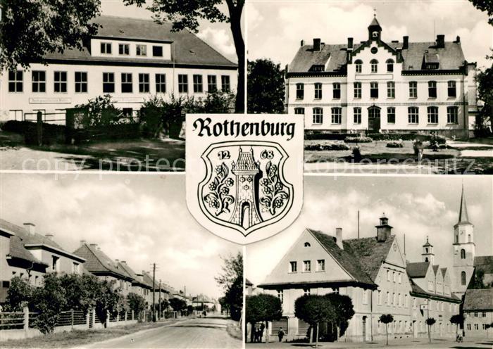 Rothenburg Oberlausitz Neue Schule Martin Ulbricht Haus Strasse nach Horka Ratha