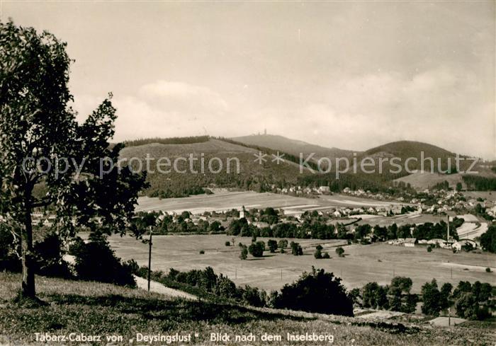Tabarz von Deysingslust Blick zum Inselsberg