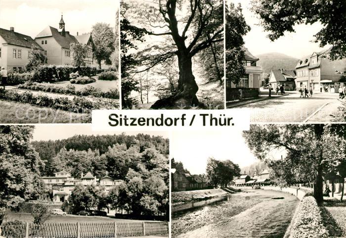 Sitzendorf Thueringen Teilansichten