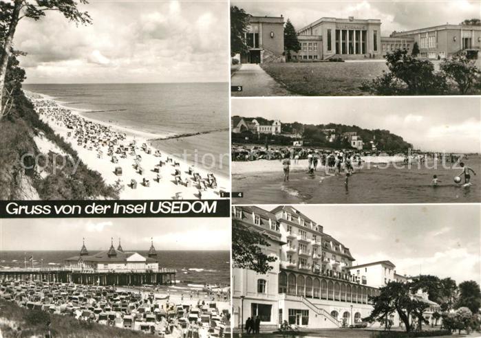 Usedom Seebaeder Koserow Ahlbeck Zinnowitz Bansin Heringsdorf