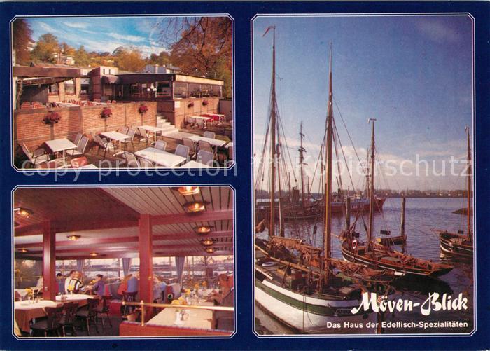 Hamburg Hotel Moeven Blick Terrasse Gastraum Seglerhafen