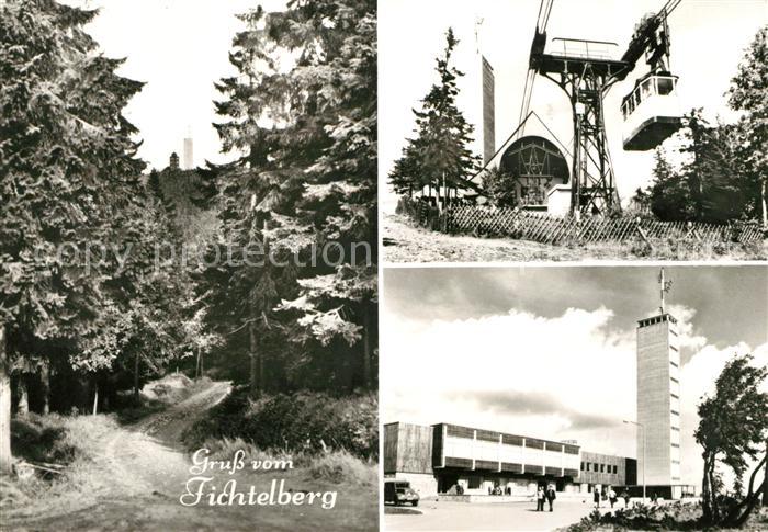 Oberwiesenthal Erzgebirge Fichtelberg Seilbahn Aussichtsturm