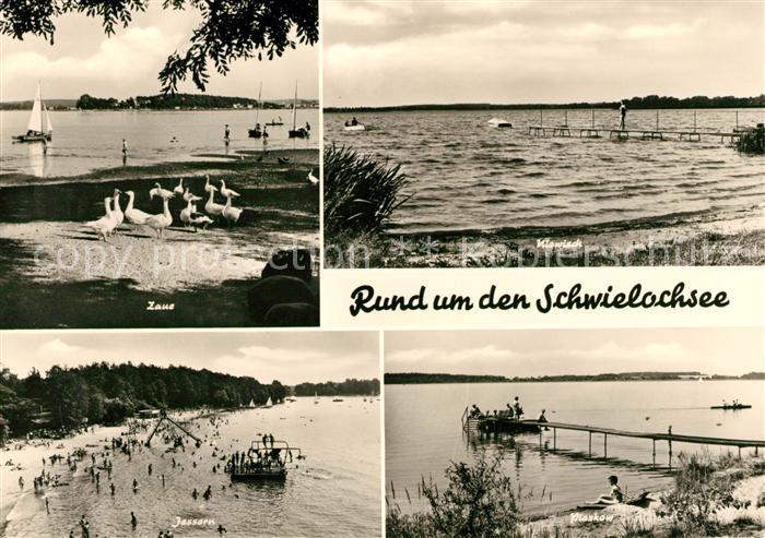 Schwielochsee Zaue Kiewiesch Jessern Piaskow