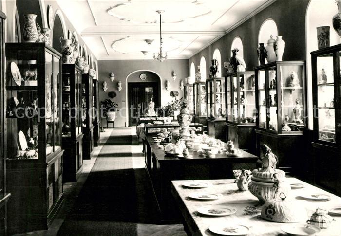 Meissen Elbe Sachsen Porzellan Manufaktur Schauhalle