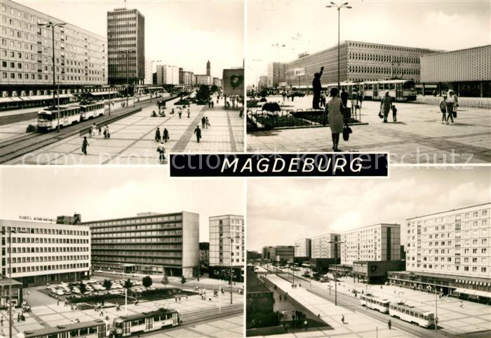 Magdeburg Karl Marx Strasse Centrum Warenhaus Rosswaageplatz