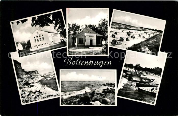 Boltenhagen Ostseebad Strand Bootsanlegestelle Steilkueste