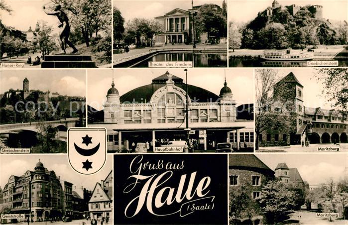 Halle Saale Hansa Ring Theater des Friedens Giebichenstein Moritzbug