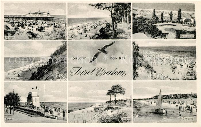 Insel Usedom Ahlbeck Ueckeritz Heringsdorf Bansin Zinnowitz Zempin