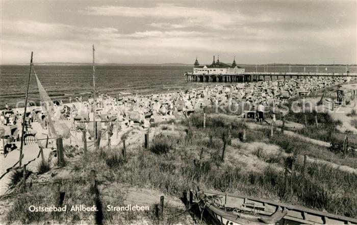 Ahlbeck Ostseebad Strand Seebruecke