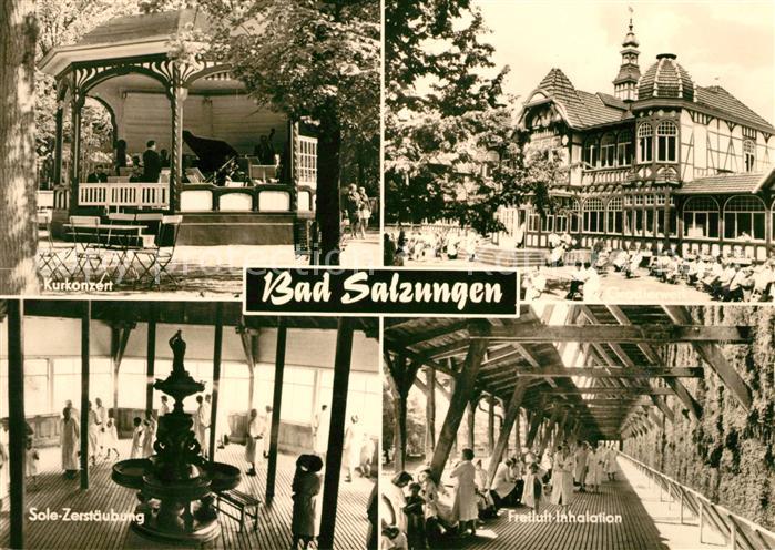 Bad Salzungen Kurkonzert Sole Zerstaeubung Freiluft Inhalation
