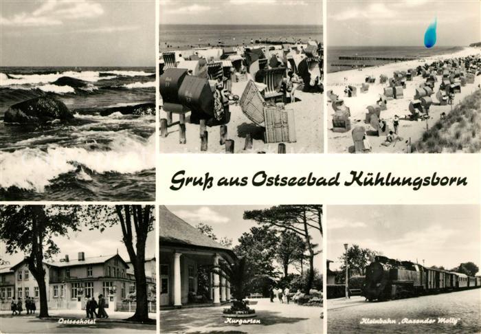 Kuehlungsborn Ostseebad Ostseehotel Kurgarten Kleinbahn Rasender Molly Strand