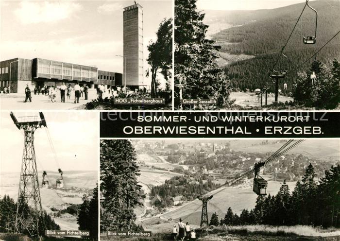 Oberwiesenthal Erzgebirge HOG Fichtelberghaus Grosser Sessellift Panorama