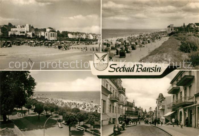 Bansin Ostseebad Strand Stadtansicht Hotelanlagen