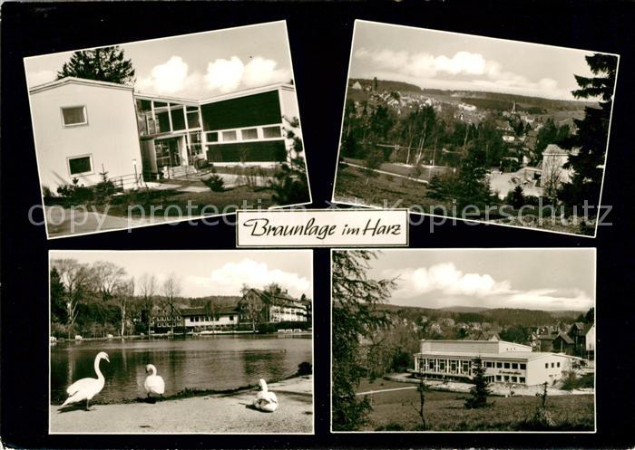 Braunlage Kurmittelhaus Kurparkteich Kurhaus Panorama
