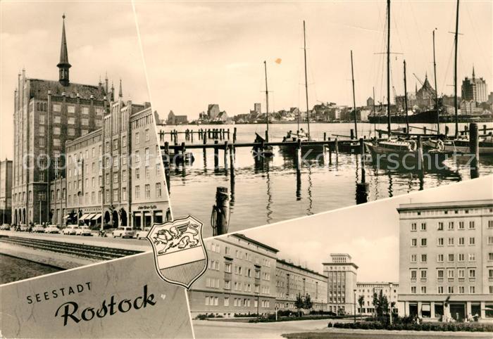 ROSTOCK  CITY Hafen Stadtansicht