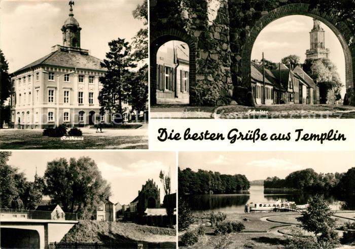 Templin Rathaus Schultor Park