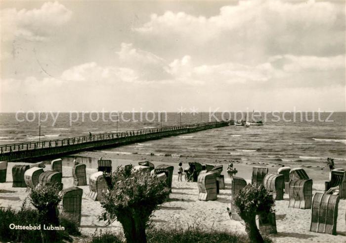 Lubmin Ostseebad Seebruecke Strand