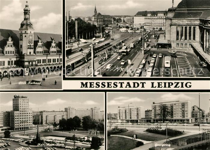 LEIPZIG Sachsen Altes Rathaus Georgiring Karl Marx Platz