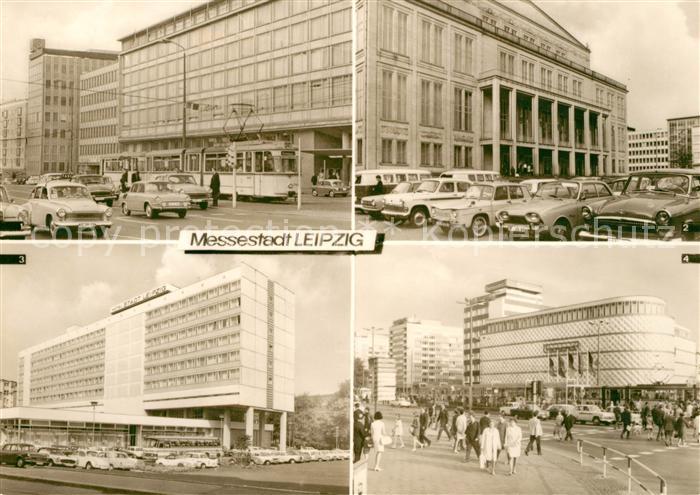 LEIPZIG Sachsen Hauptpostamt Opernhaus Hotel Stadt Leipzig Warenhaus Konsument