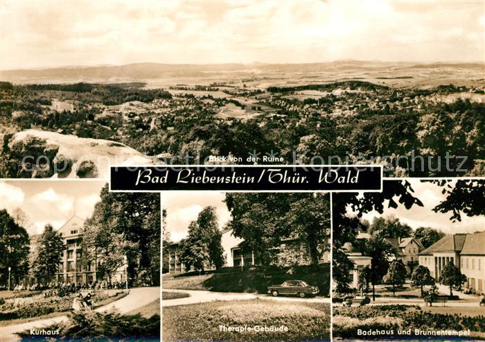 Bad Liebenstein Kurhaus Therapie Gebaeude Badehaus Brunnentempel