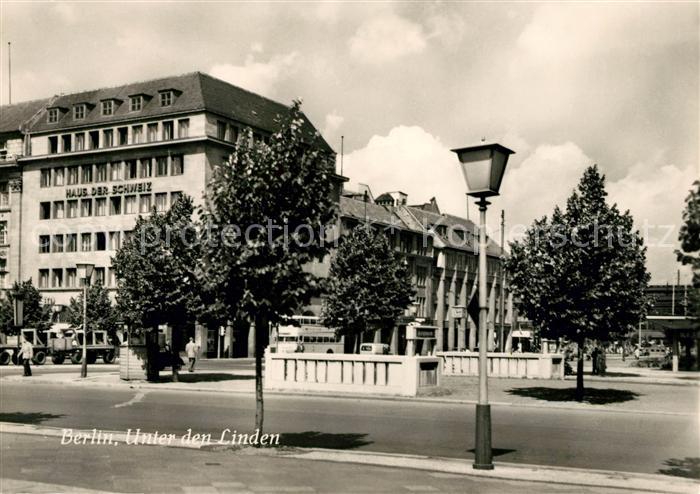 BERLIN  CITY Unter den Linden Haus der Schweiz