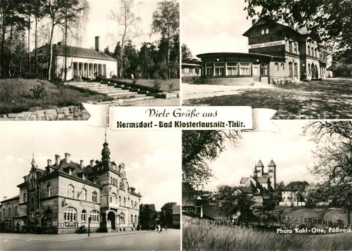 Bad Klosterlausnitz Hermsdorf Rathaus Bahnhof