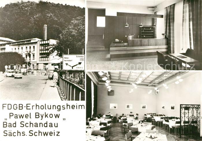 Bad Schandau FDGB Erholungsheim Pawel Bykow