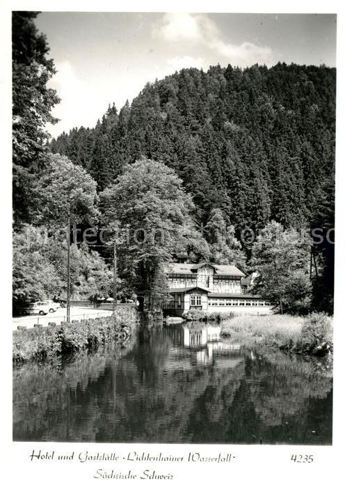 Lichtenhain Sebnitz Wasserfaelle Hotel Gaststaette Lichtenhainer Wasserfall