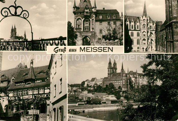 Meissen Elbe Sachsen Dom Mitteltor Burganlage Albrechtsburg Vinzenz Richter Wein