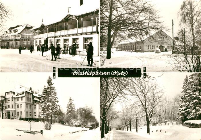 Friedrichsbrunn Harz Panorama Winter Hotel Ramberg