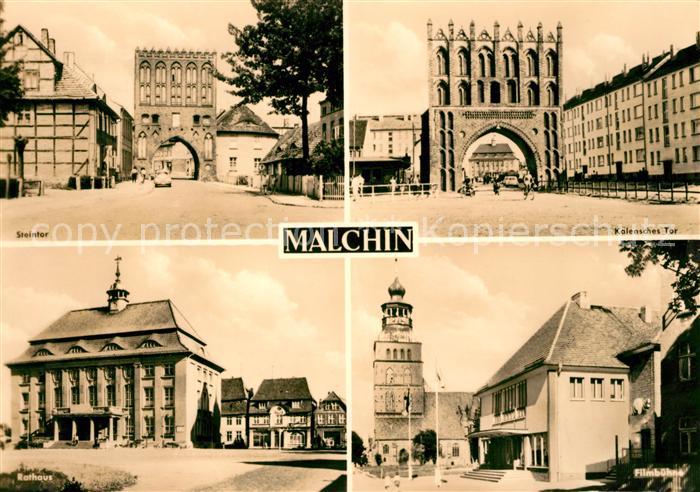 Malchin Demmin Stadttor Rathaus Filmbuehne