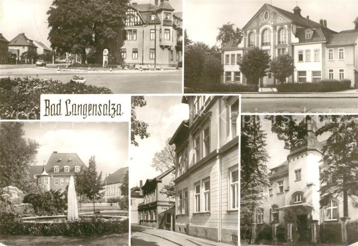 Bad Langensalza Karl Marx Platz Kulturhaus Schwefelbad Karl Liebknecht Haus