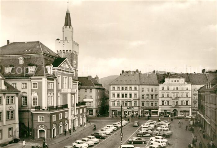 Loebau Sachsen Rathaus Platz der Befreiung
