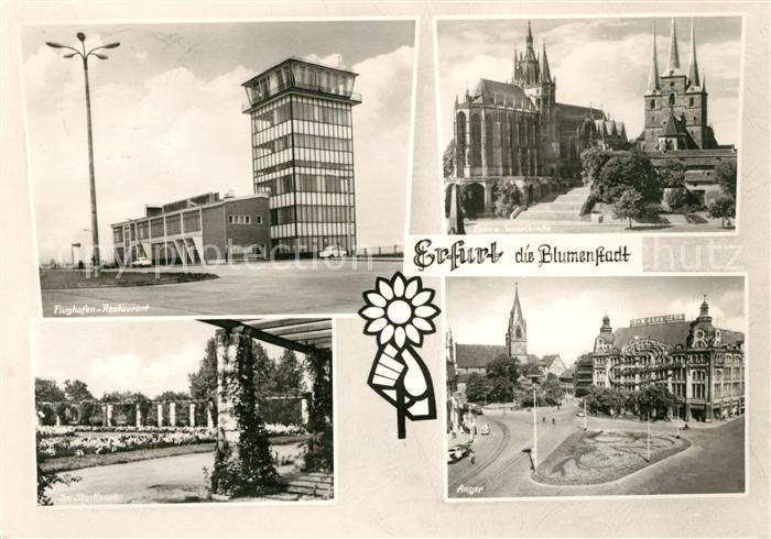 Erfurt Flughafen Schloss Dom Stadtpark Anger