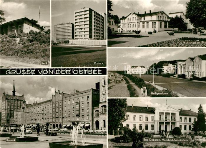ROSTOCK  CITY Heiligendamm Bad Doberan Moorbod Sanatorium Rerik