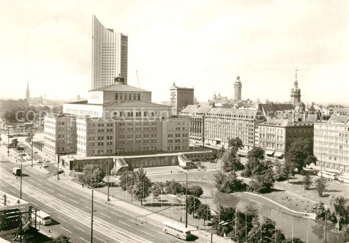LEIPZIG Sachsen Oper Universitaetsgebaeude