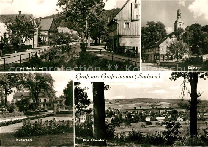 Grossschoenau Sachsen Lausur Kulturpark Oberdorf Kirche