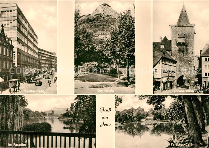Jena Thueringen Schillerstrasse Jenzig Johannisturm Paradies Cafe
