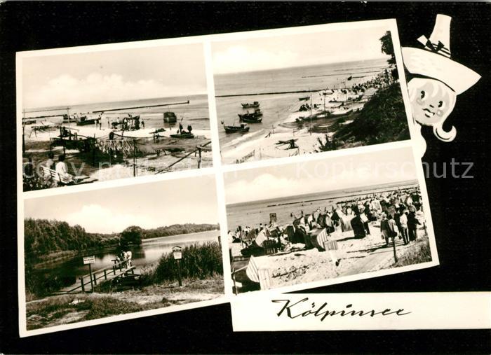 Koelpinsee Usedom Strand Bootsanlegestelle Fischernetze