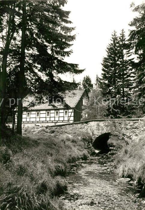 Schellerhau Schinderbruecke Ferienheim Glueckspilz