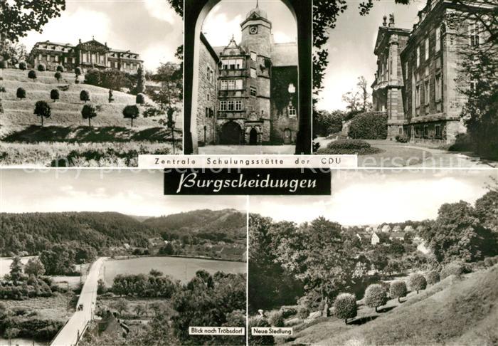 Burgscheidungen Zentrale Schulungsstaette der CDU Troebsdorf Neue Siedlung