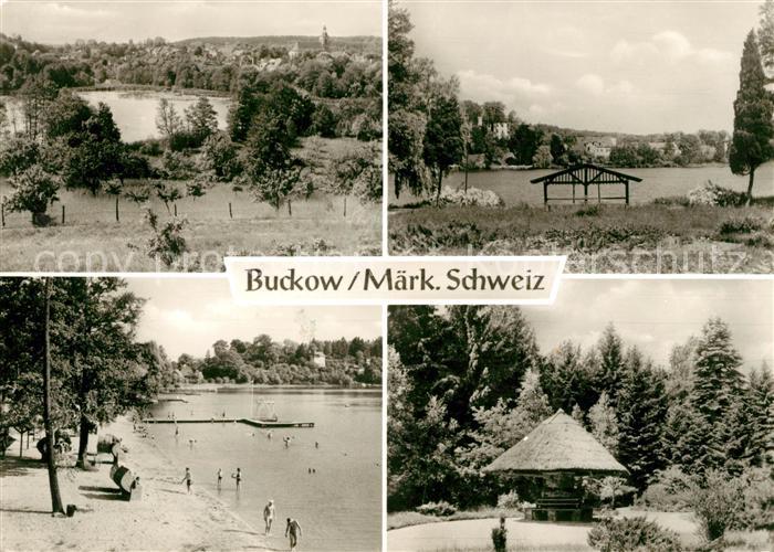 Buckow Maerkische Schweiz Strand Panorama