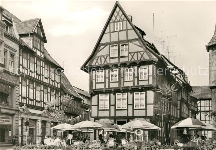 Quedlinburg Harz Boulevard Cafe Markt