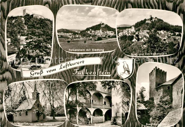 Falkenstein Oberpfalz Marktplatz Burg Wallfahrtskirche Tannerl